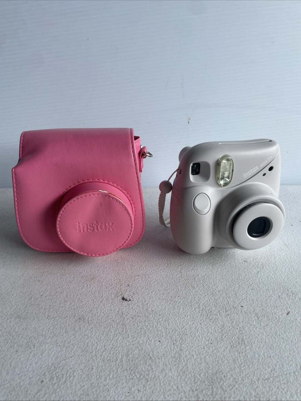 Instax Mini 7 Plus With Pink Carrying Case